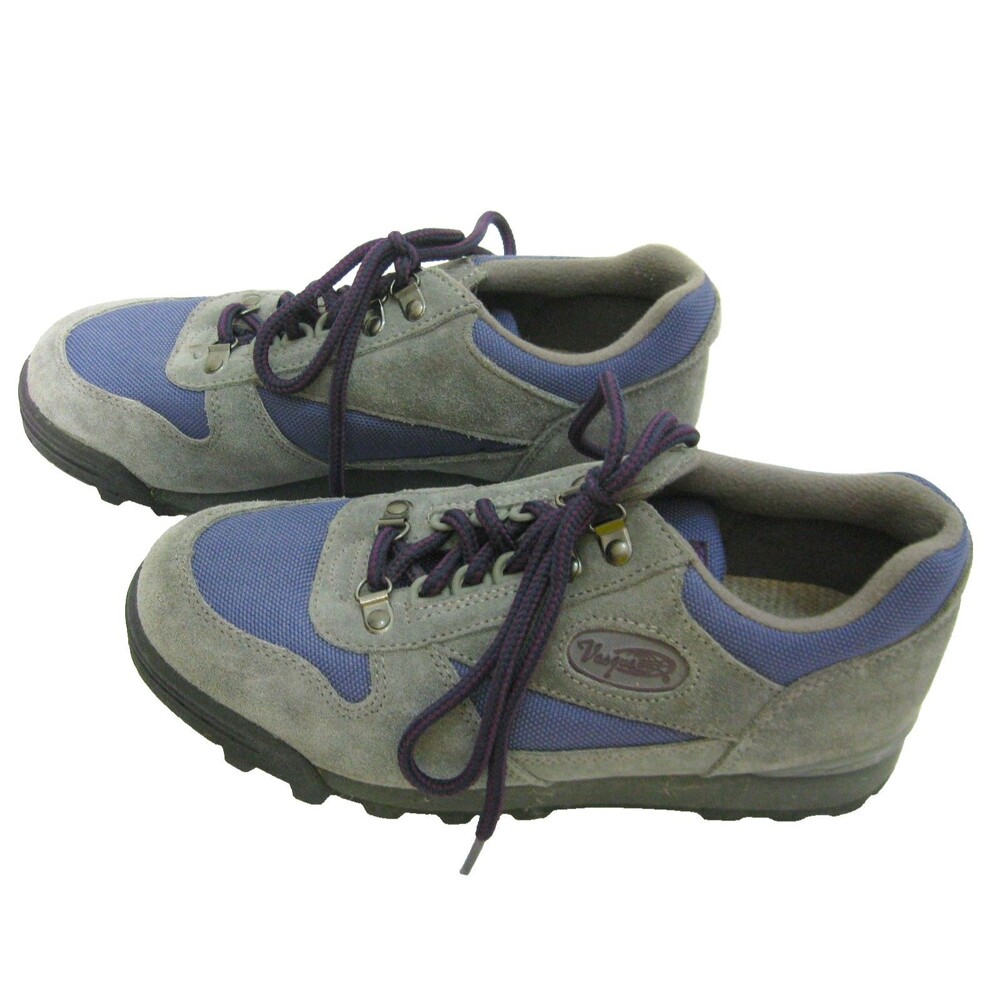 VASQUE Women's (Size 7.5) Gray Blue Leather Hiking Shoes Trail Boots